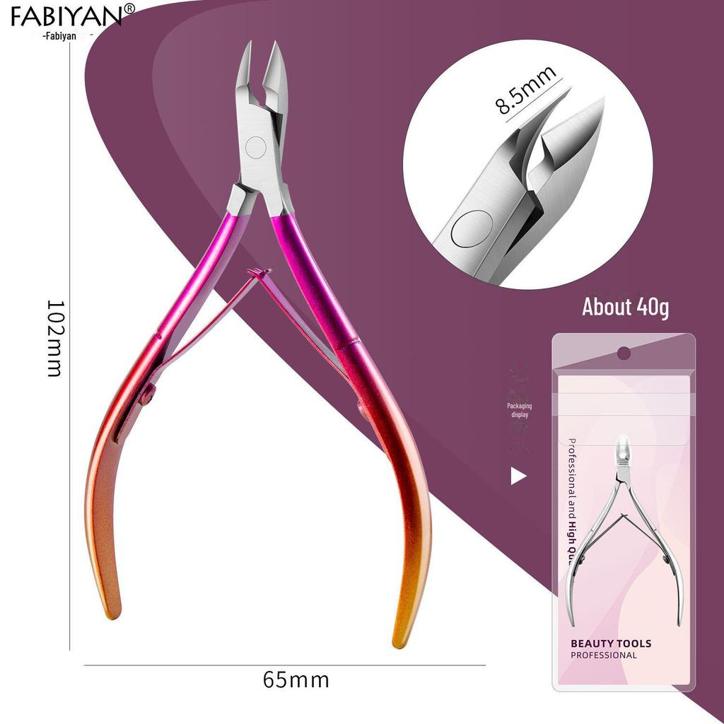Stainless Steel Cuticle Scissors & Pliers Set with Nail Clippers - Nail Tool Kit
