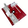 Aluminium Router Table Insert Plate Woodworking Trimmer Electric Wood Milling Flip Plate with Miter Gauge for DIY Working Benche