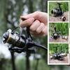 SOUAGYILANG Travel Fishing Reel 12 BB Light Weight Ultra Smooth Powerful Spinning Reels for Freshwater Saltwater Trolling Reel