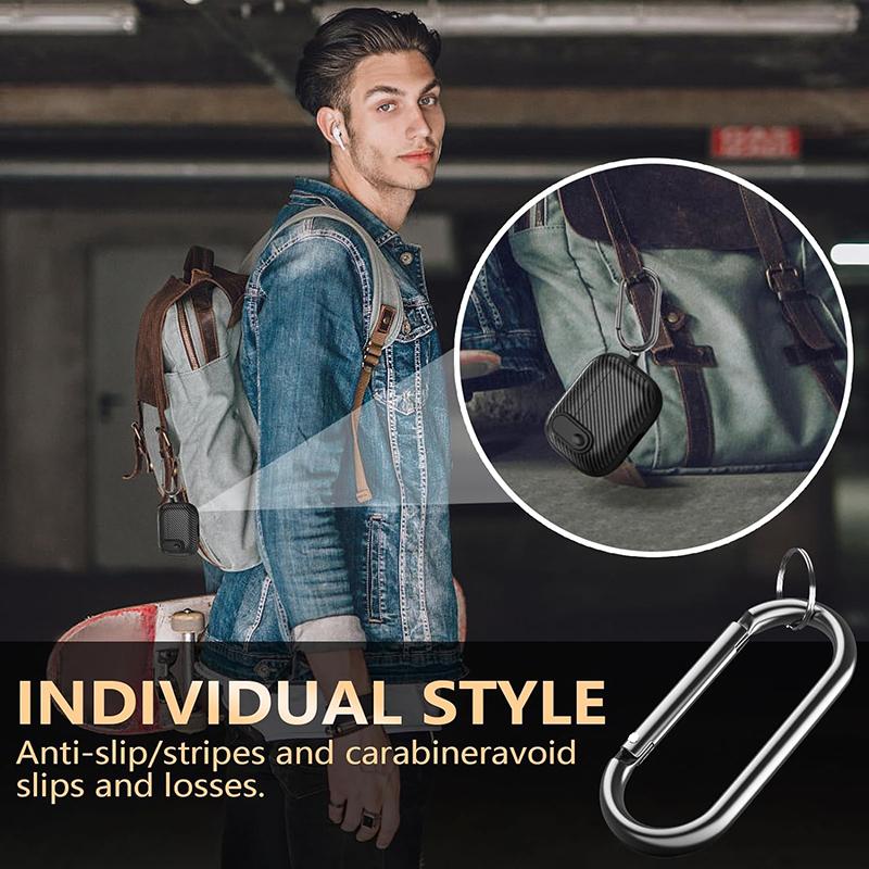 Carbon Fibre Switch Lock Bluetooth Earphone Case For Airpods Pro Luxury Charging Box Protective Cover For Airpods 2 3 2021 Pro 2