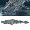 Remote Control Boat Mosasaurus Shape 2.4Ghz High Simulation Waterproof Diving Toy for Adults Kids
