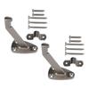 Sturdy Aluminum Handrail Brackets for Various Stairway Applications