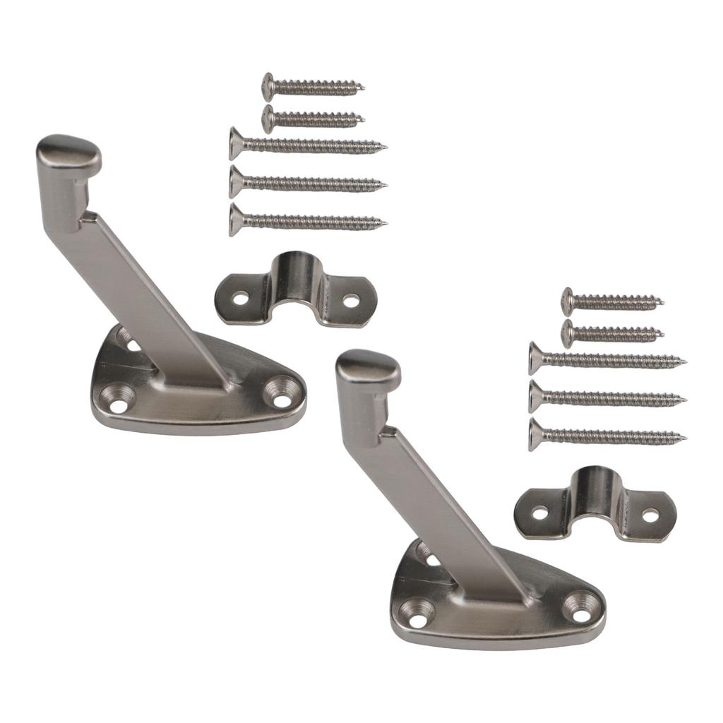 Sturdy Aluminum Handrail Brackets for Various Stairway Applications