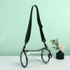 Transparent Laser Crossbody Bag For Women Cylindrical Fashion Mini Shoulder Messenger Bag PVC Jelly Small Tote Bag