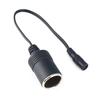 12V Female Car Cigarette Lighter Socket Plug Connector Charger Cable Adapter DC 5.5*2.1mm 5A  Amper UPS Battery Backup Connector