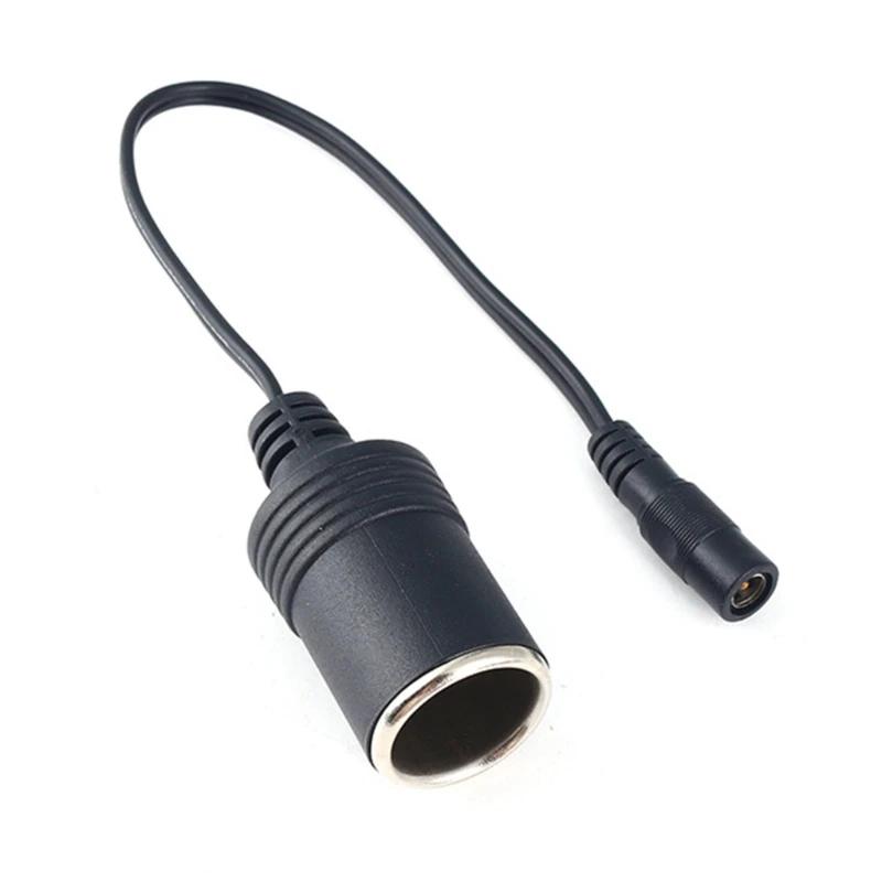 12V Female Car Cigarette Lighter Socket Plug Connector Charger Cable Adapter DC 5.5*2.1mm 5A Amper UPS Battery Backup Connector