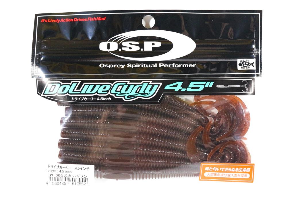 OSP Soft Lure Dolive Curly 4.5 Inches W-003 (7552)