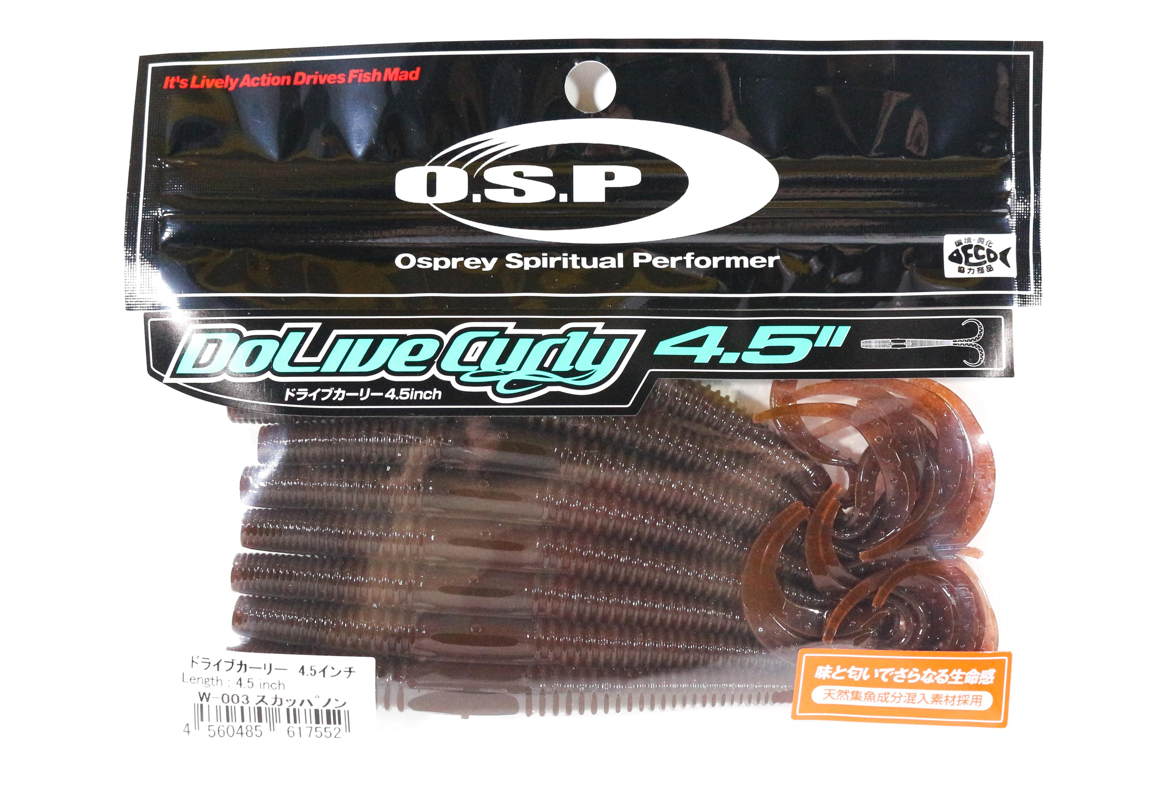 

Мягкая приманка OSP Dolive Curly 4,5 дюйма W-003 (7552)