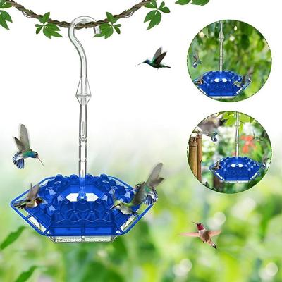 Dış Mekan İçin Sinek Kuşu Yemlikleri Tünekli ve Dahili Karınca Siperli Asılı Rüzgar Çanı Plastik Sinek Kuşu Yemliği