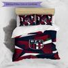 Bologna FC Printed 3PCS Bedding Set Breathable Duvet Cover with Pillowcases Decorative Bed Linen for Bedroom Home