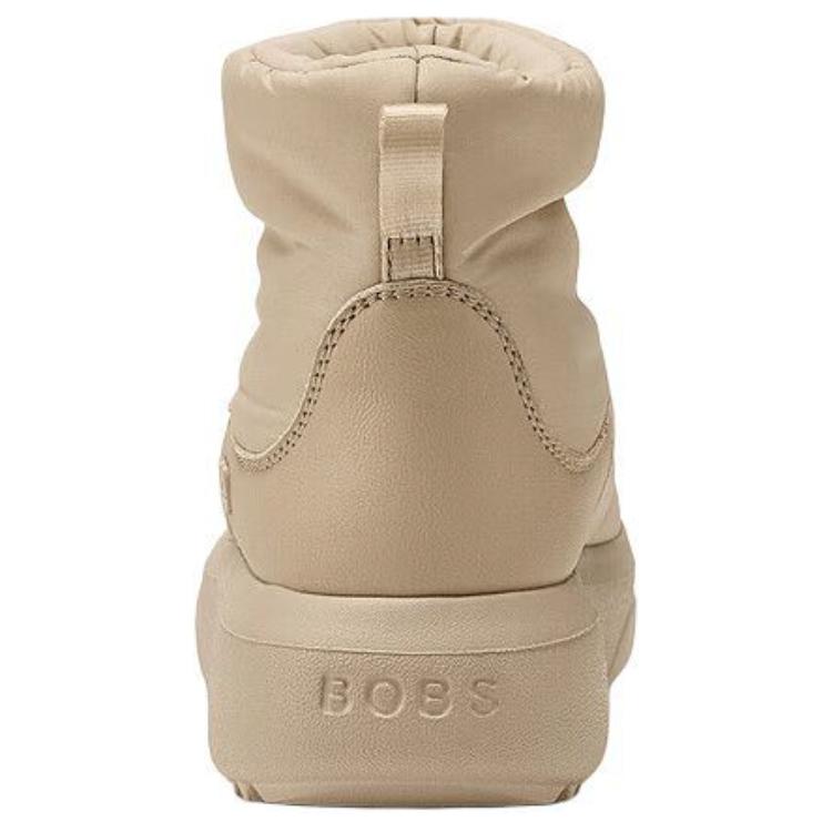 Skechers Warm And Comfortable Short Snow Boots Women Boots Beige 114754-NAT