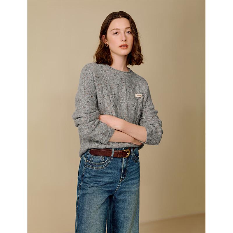 Inman Women's Retro Cable Knit Sweater