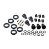 6 Sets Car Fuel Injector Rebuild Kit O-rings Seals Filters Caps for Toyota 3.4 V6 M717 4G1597 1580561 FJ585 23250-62040 5VZFE