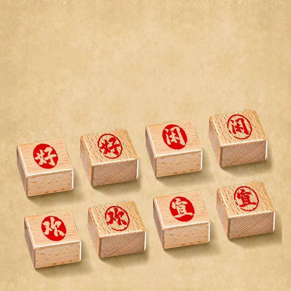 DIY Calligraphy Painting Stamps Self-Inking Chinese Calligraphy Stamp  Album