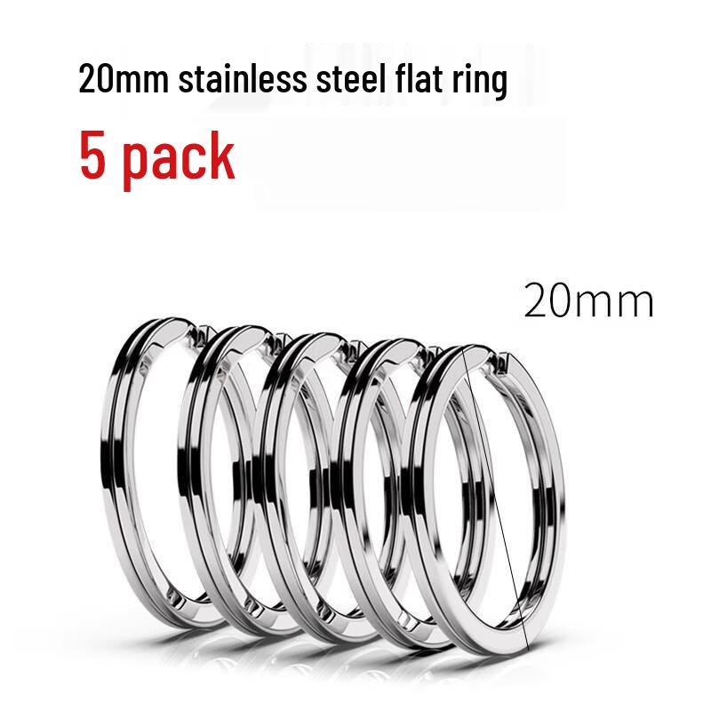 

304 Stainless Steel Flat Key Rings