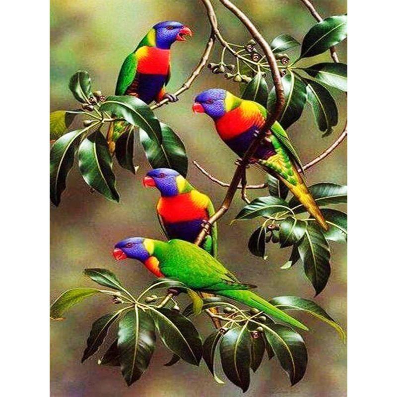 

Алмазная картина «сделай сам», подарок, Колибри, полная дрель, круглая вышивка крестиком, стразы, вышивка, 5d мозаика для домашнего декора Full Round 20x30CM