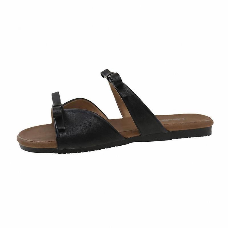 Women s Sandals, Ribbon Flat, Flat, Beautiful Legs, Cute, Stylish, Slippers, Easy to Wear, Summer, Travel, Walks, Beach, Soft