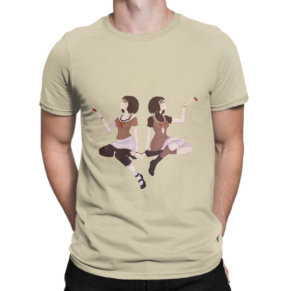 Mio And Mayu Graphic 100 Cotton TShirt Fatal Frame Tops Tees For Unisex