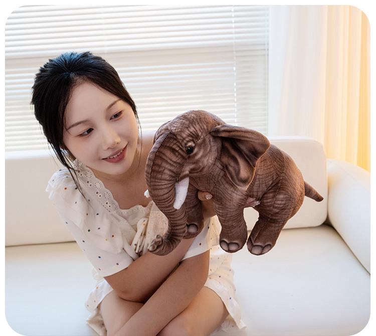 Cross-border Elephant Plush Toy - Cute Soothing Doll for Children and Babies