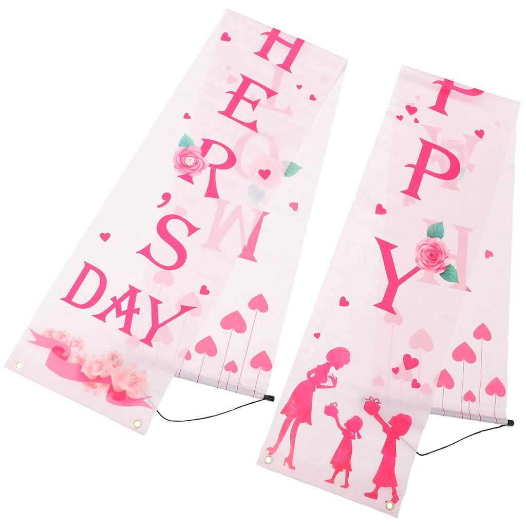 Muttertag Spruchband Partydeko Verandavorhang Tür Exquisite Zubehör Banner Vorhänge Ornament