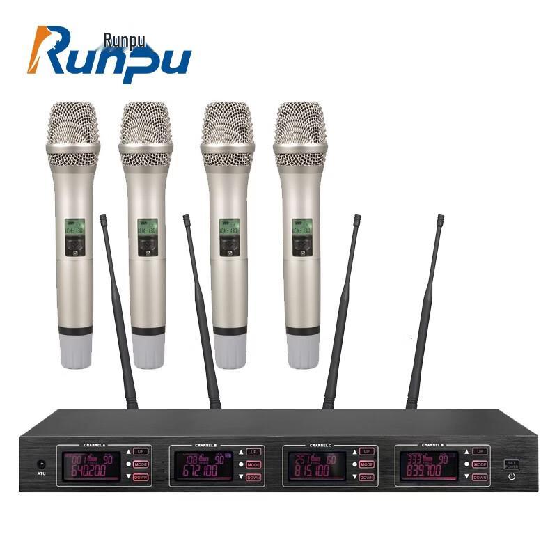 

Runpu RP-204A Professional 1-to-4 Wireless Conference Microphone System (CN version)