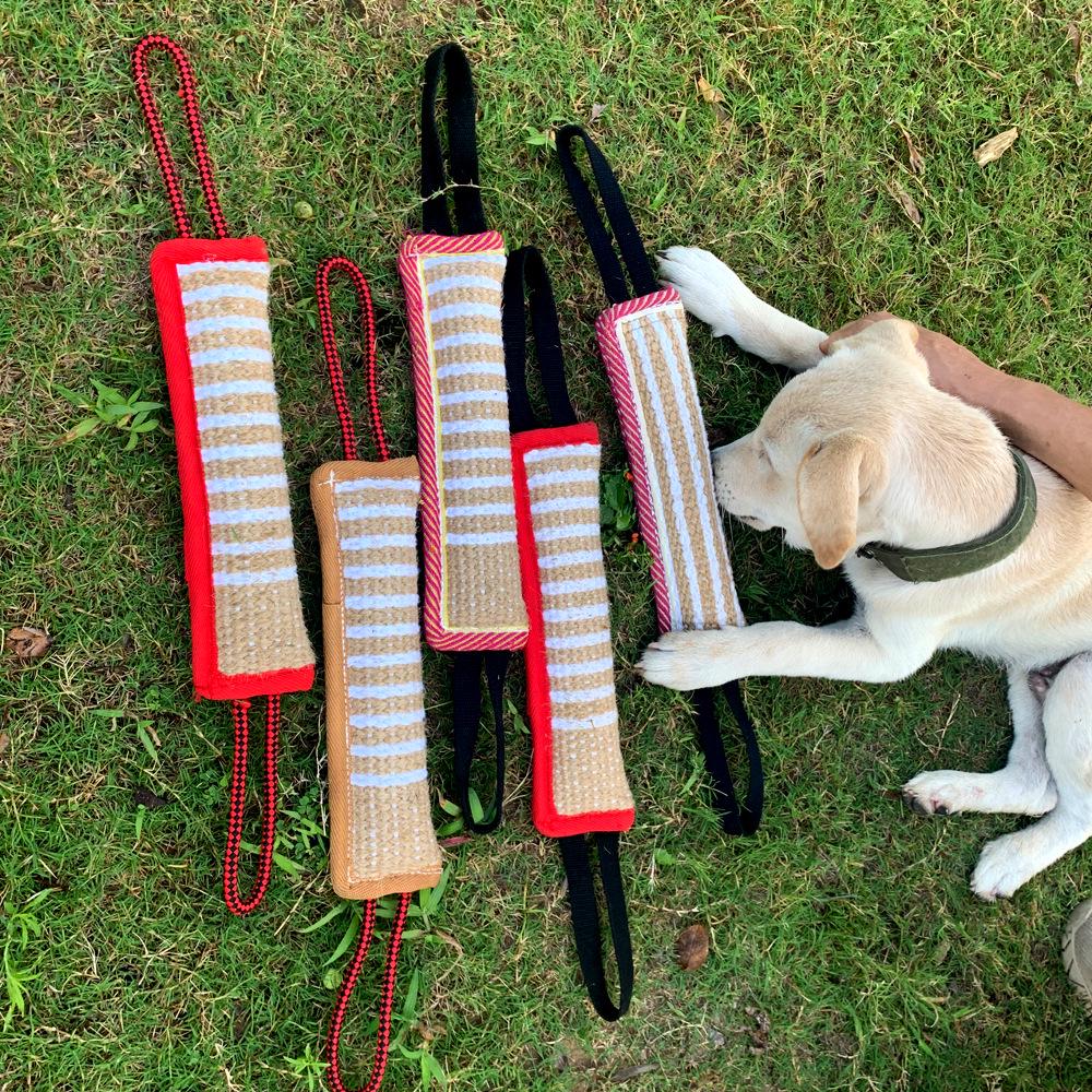 Burlap Dog Bite Stick - Training, Chewing, and Fetching Toy