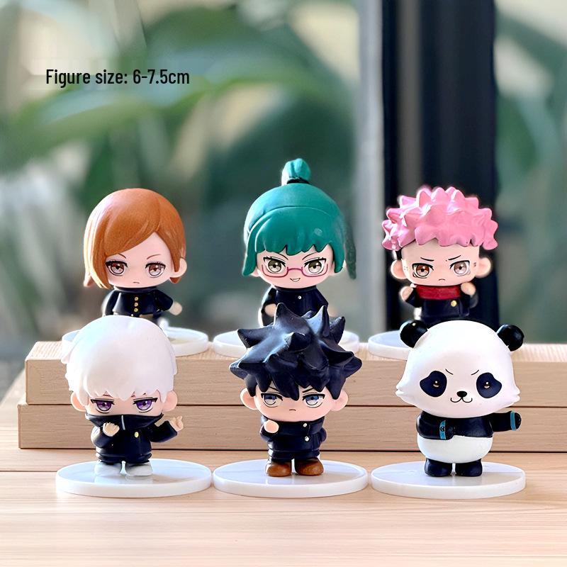 

Фигурки Jujutsu Kaisen Серия A и B, Q-версия: Милые аниме-куклы и игрушки-капсулы Гашапон