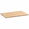 Piano di lavoro per cucina 100 x 63,5 x 2,7 cm Rovere Massiccio Rettangolare