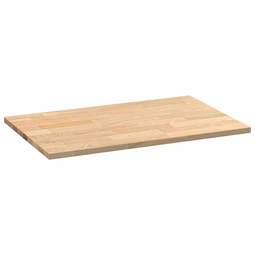 Piano di lavoro per cucina 100 x 63,5 x 2,7 cm Rovere Massiccio Rettangolare