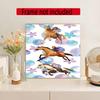 Spirit Free 5D Diy Diamond Painting Round Diamond Diy Frameless Holiday Artwork Suitable For Home Office Wall Decoration