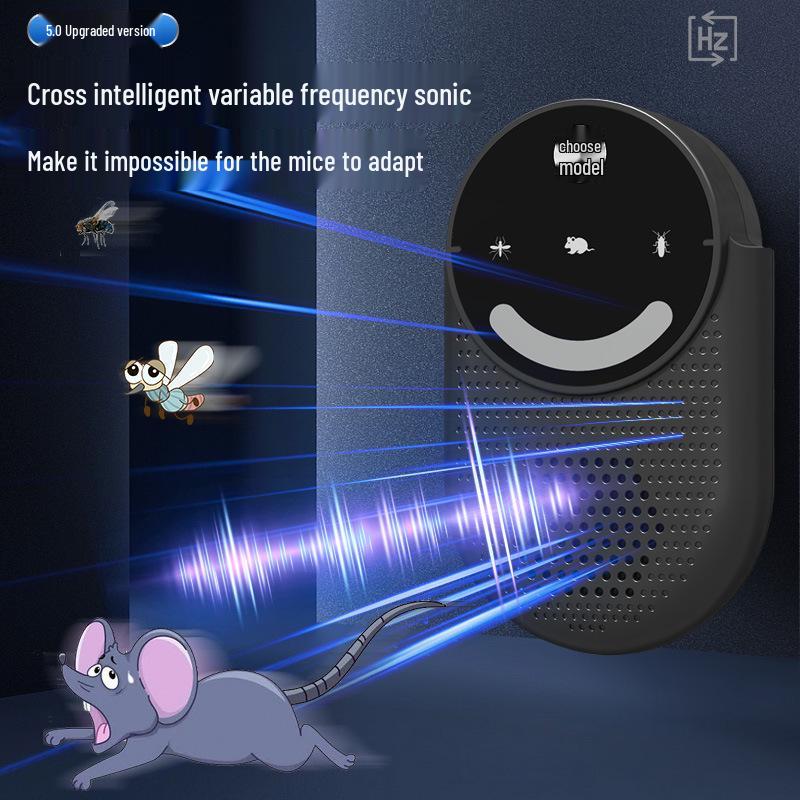 2024 Ultrasonic Silent Touchscreen Mosquito Repeller with Three-speed Variable Frequency Light
