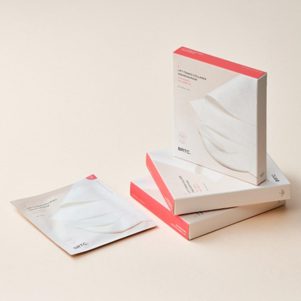 Brtc Lift TOning Collagen Cream On Mask Pack 5 Sheets