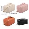 Large Capacity Cosmetic Bags Pu Leather Ladies Storage Bag Travel Makeup Case  Toiletry Bag