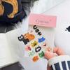 1 Blatt 3D Epoxidharz Transparente Aufkleber Ins Niedliche Schwarze Katze Cartoon Gelee Aufkleber Dekoration Für DIY Handyhüllen Laptop Tablet
