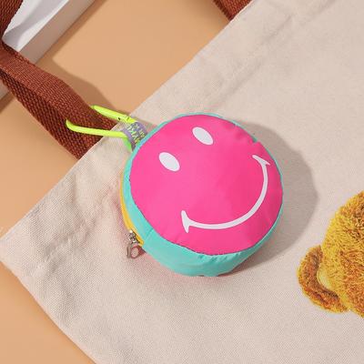 Neue Cartoon-Süßigkeitenfarbe Smiley-Gesicht Tasche Mini einfarbige Schlüsseltasche Anhänger Kleingeldbörse Universell für Männer und Frauen