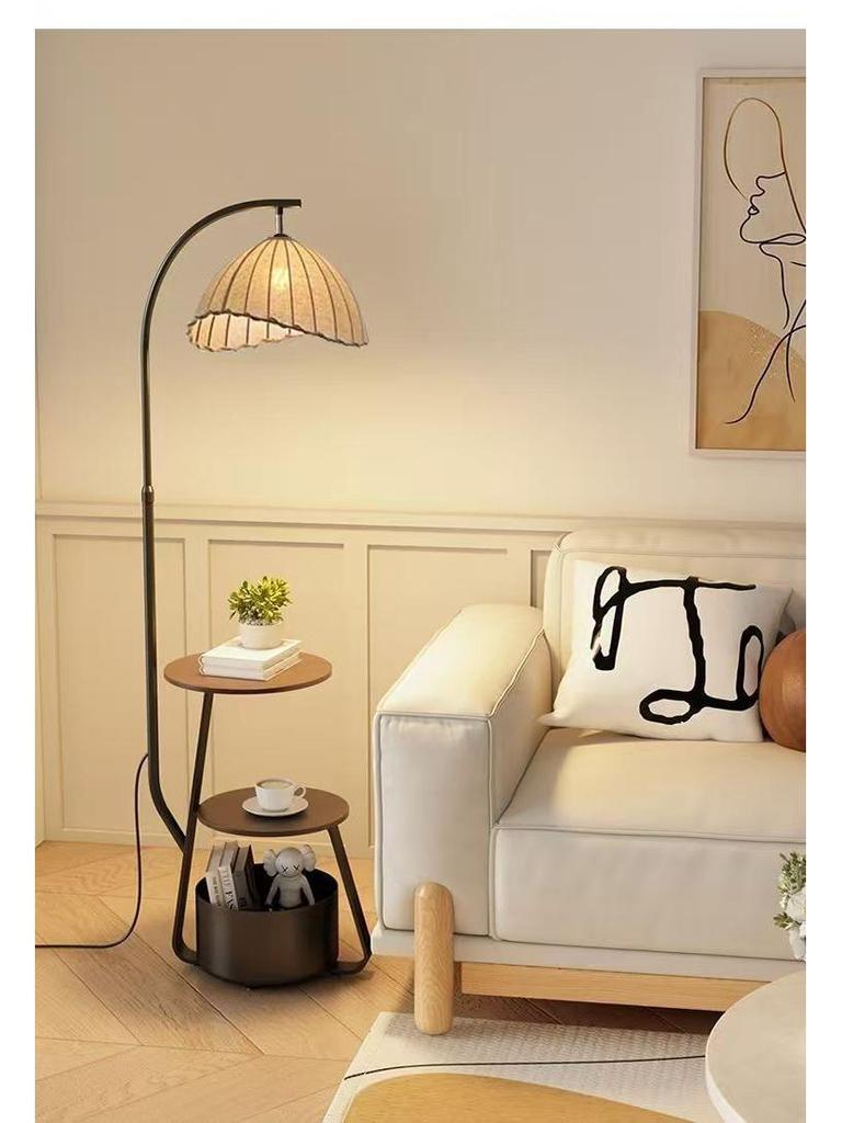 Antique-Style Floor Lamp: Bedroom Bedside Table or Living Room Sofa Side Atmosphere Light