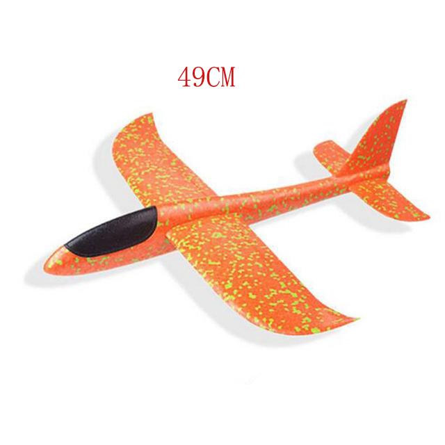 Big Foam Plane Flying Glider Toy Hand Throw Styrofoam Airplane Outdoor Game Aircraft Model Fun Toys aircraft for Kids Boys Gift