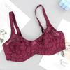 Hot Selling Sexy Back Lace Bra Ultra-thin Adjustable Traceless Underwear Women's Big Breasts Show Small Gathering Bra