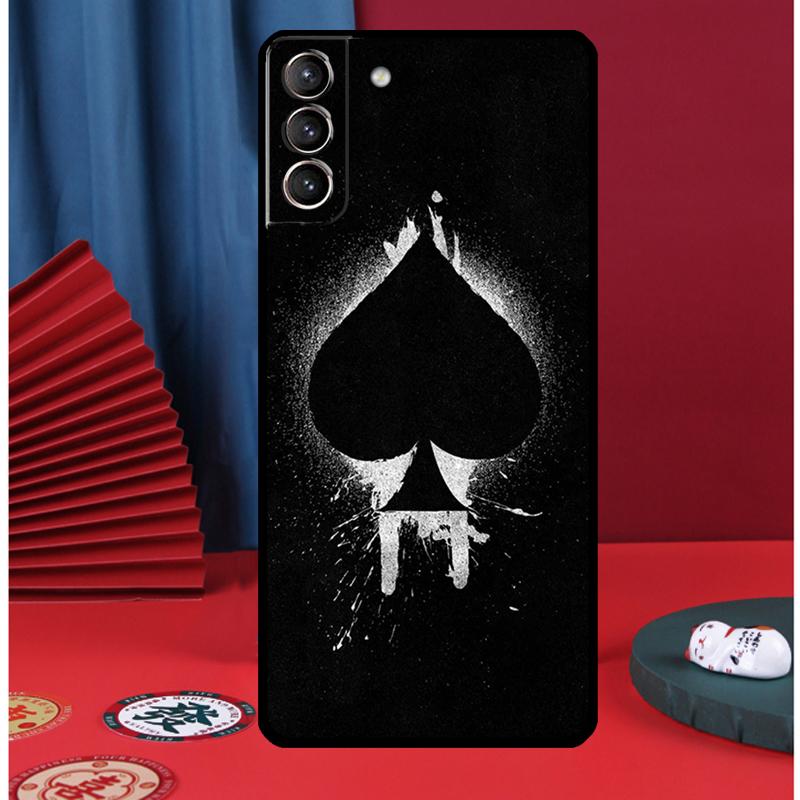 Mystery Poker Card Phone Case For Samsung Galaxy S24 Ultra S9 S10 S20 S21 S22 Plus S23 FE S25 Ultra Back Cover