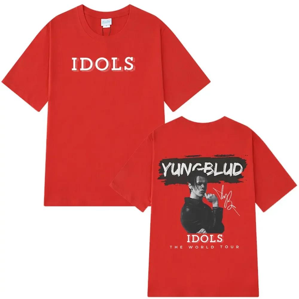 Yungblud 2025 World Tour New Idols Vintage Tshirt Unisex Wounisex Punk Rock T Shirts Shortsleeved Cotton Hiphop Oversized Tshirts