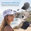 Strong Wind Baseball Cap with Fan UV Protection Breathable Mesh Sun Hat  Beach