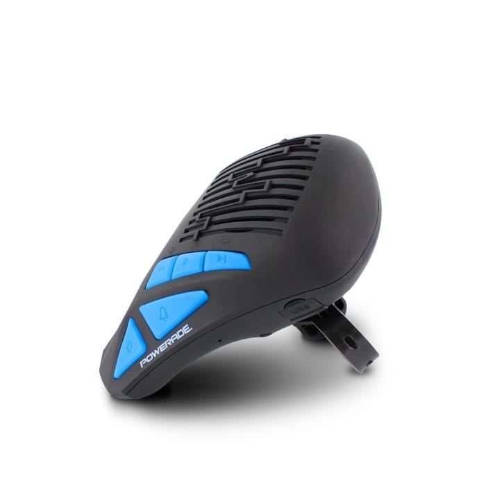 POWERADE Enceinte portable bluetooth 5 W pour vélo avec fonction mains - libres