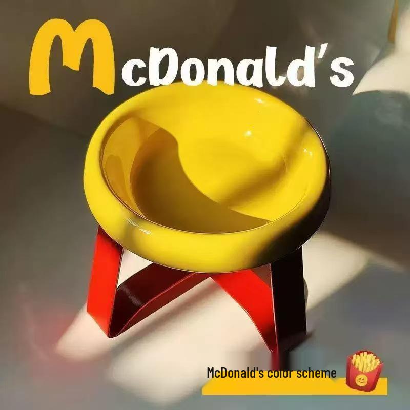 

Anti-Black Chin Elevated Pet Food & Water Bowl for Cats and Dogs