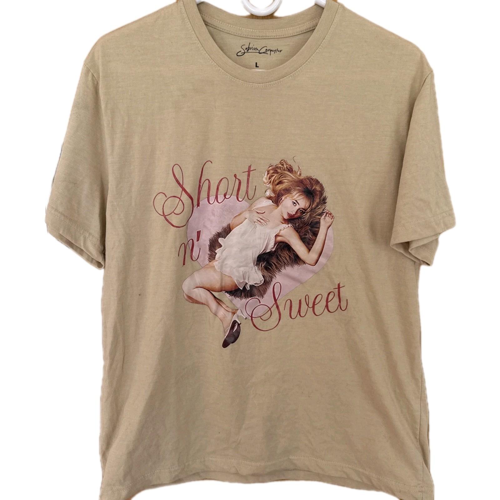 Sabrina Carpenter 2024 Short N Sweet Tour Size L Unisex T-Shirt S