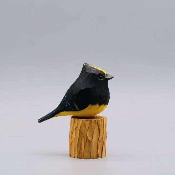 

Handcrafted Wooden Bird Decor With Natureinspired Design For Home Office Tabletop Ornament Style L