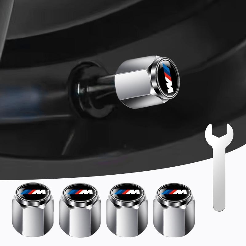 UZIS8 3D Aluminum Alloy Wheel Tire Valve Caps dust-proof Cover With Tools For BMW M Emblem X1 X3 X5 X6 X7 E46 E90 E60 E34 E53 E87 G30