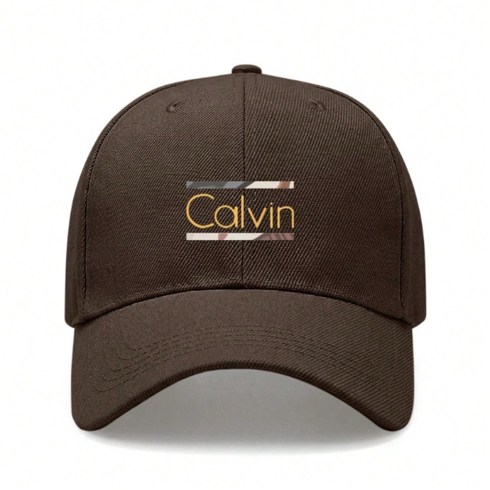 Cappellino da Baseball Calvin Minimalista - Unisex Leggero Traspirante Poliestere Regolabile Casual Moda Cappellino da Baseball Per Sport all'Aperto Passeggiate in Città