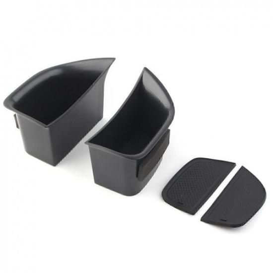 2Pcs Fit Continental 2017-2018 Car Front Door Handle Armrest Storage Box