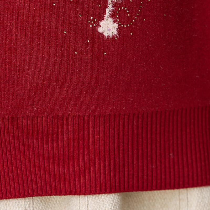 Pasiter Mid-Aged Women's Thick Warm Knit Sweater