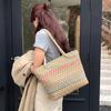 Large Capacity Versatile Portable Shoulder Straw Women's Bag